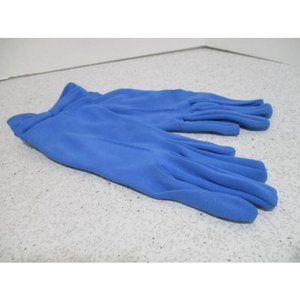 *Lady Gay Royal Blue Vintage Gathere Tapered Scallop Pinched Hem Nylon Gloves